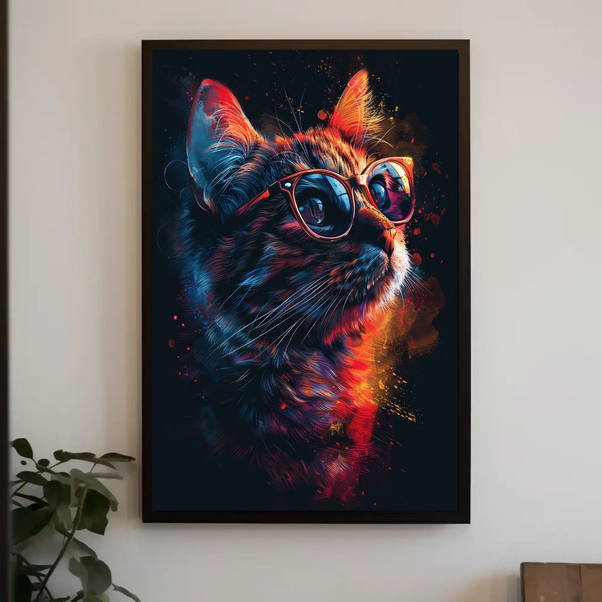Cool Cat Vibes Poster