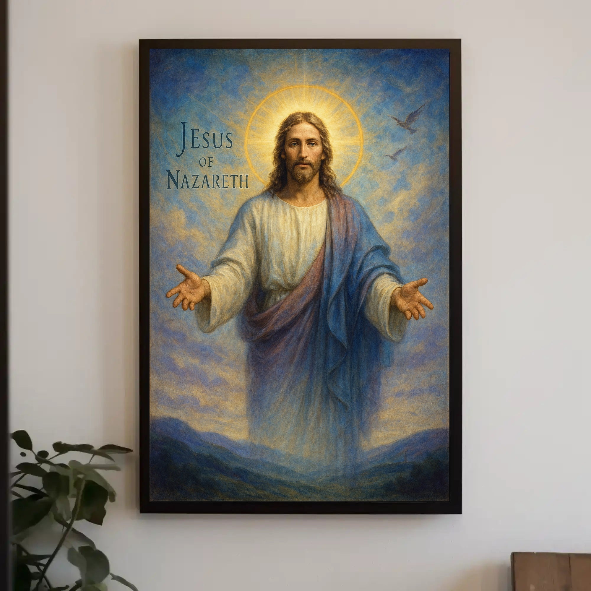 Jesus Of Nazareth Inspirational Poster Print