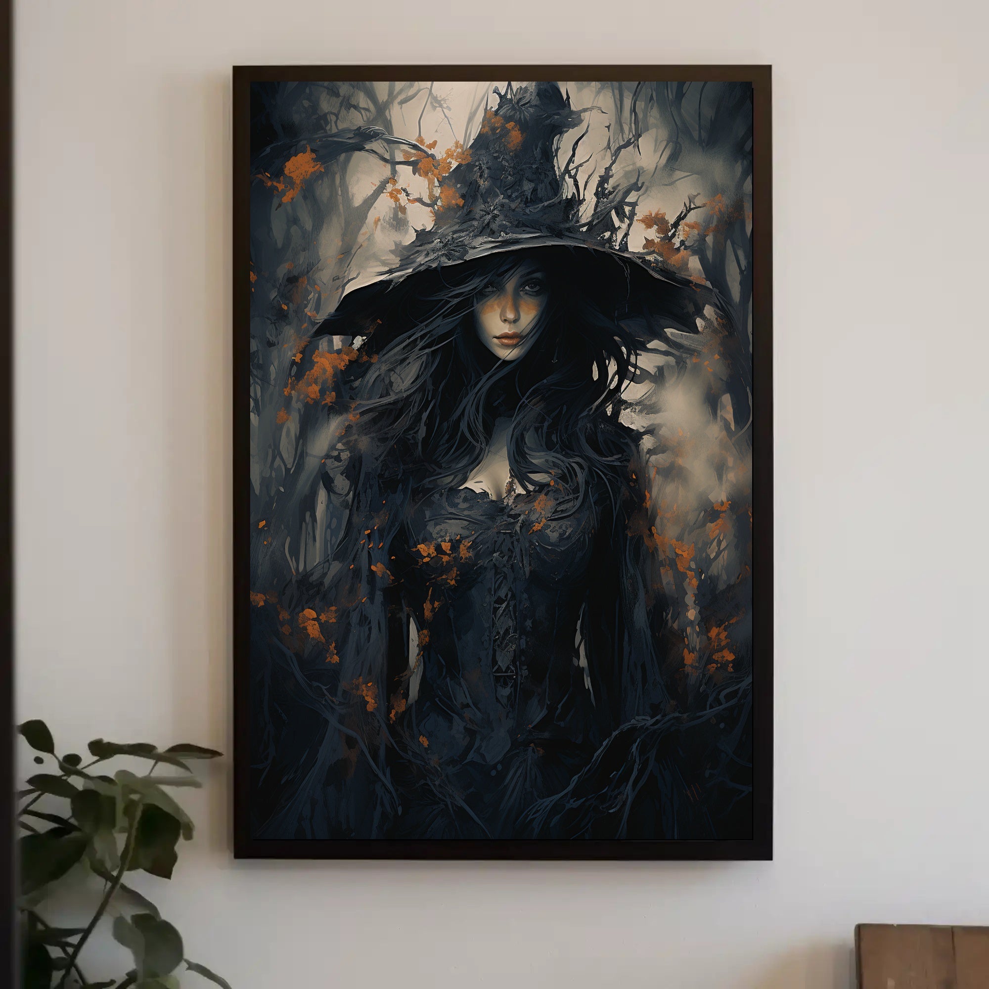 Enigmatic Forest Witch Poster