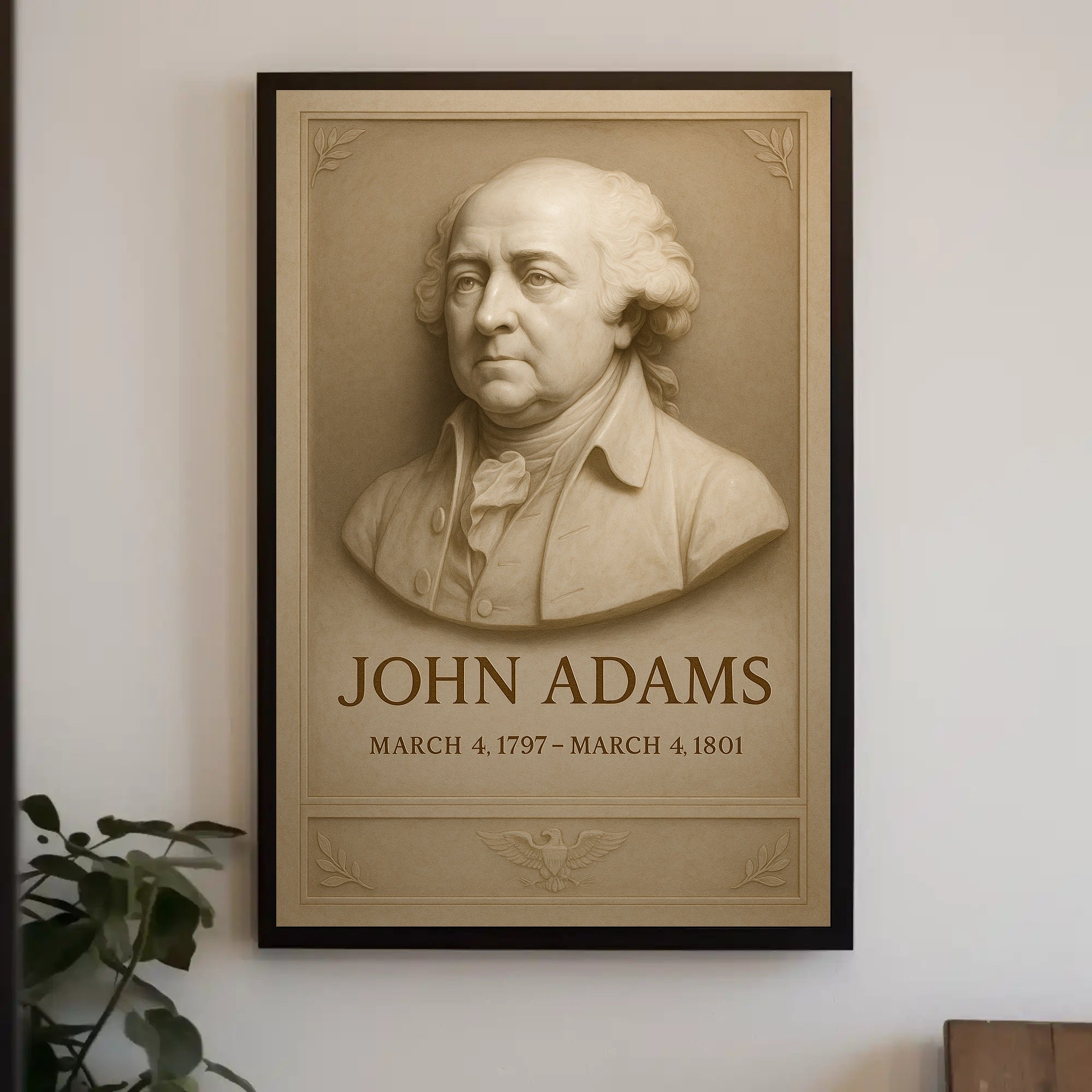 John Adams Commemorative Poster