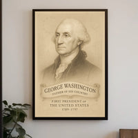 George Washington 1st President Poster
