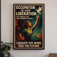 Occupation Is Not Liberation Poster