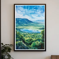 Tranquil Landscape Vista Poster PosterGoat