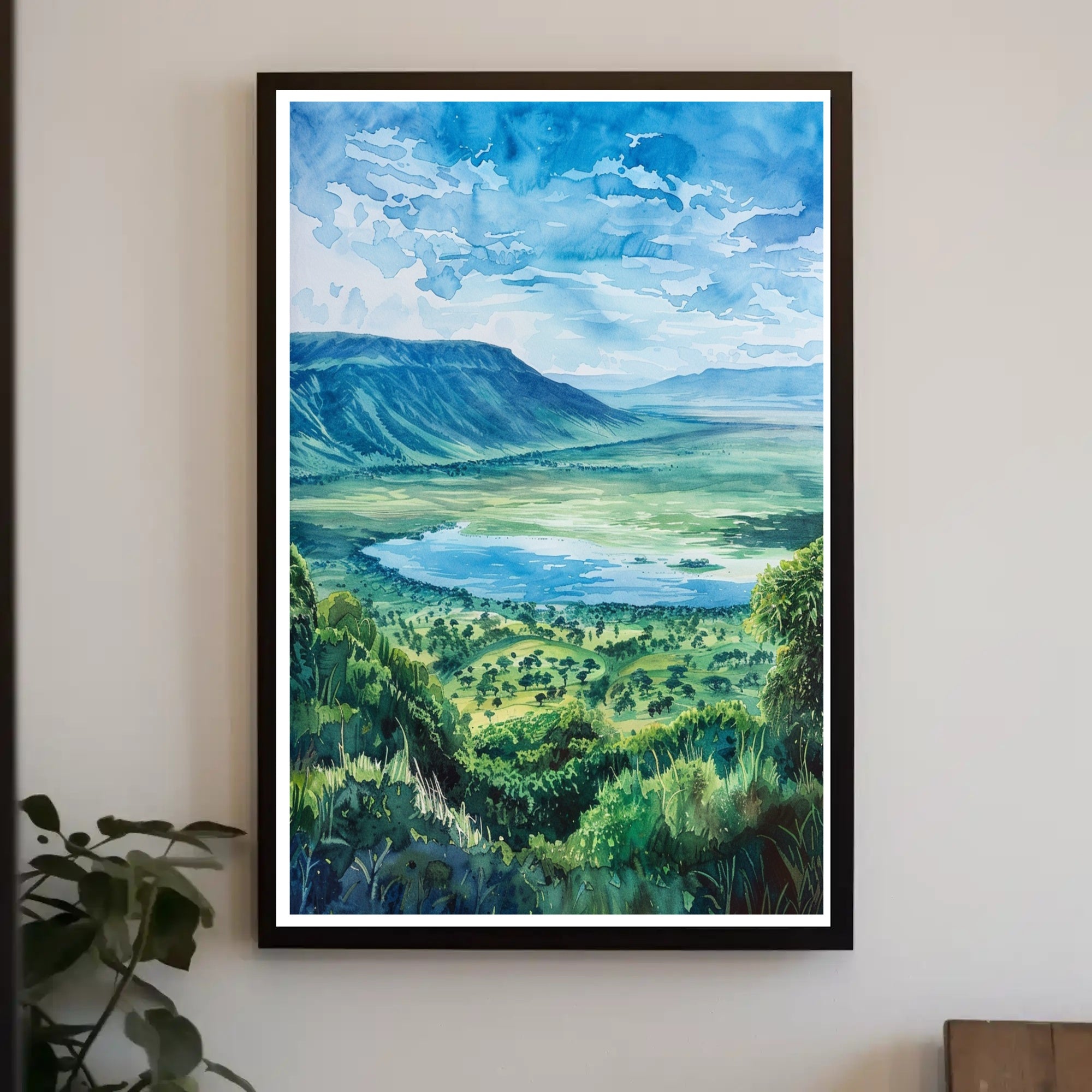 Tranquil Landscape Vista Poster PosterGoat