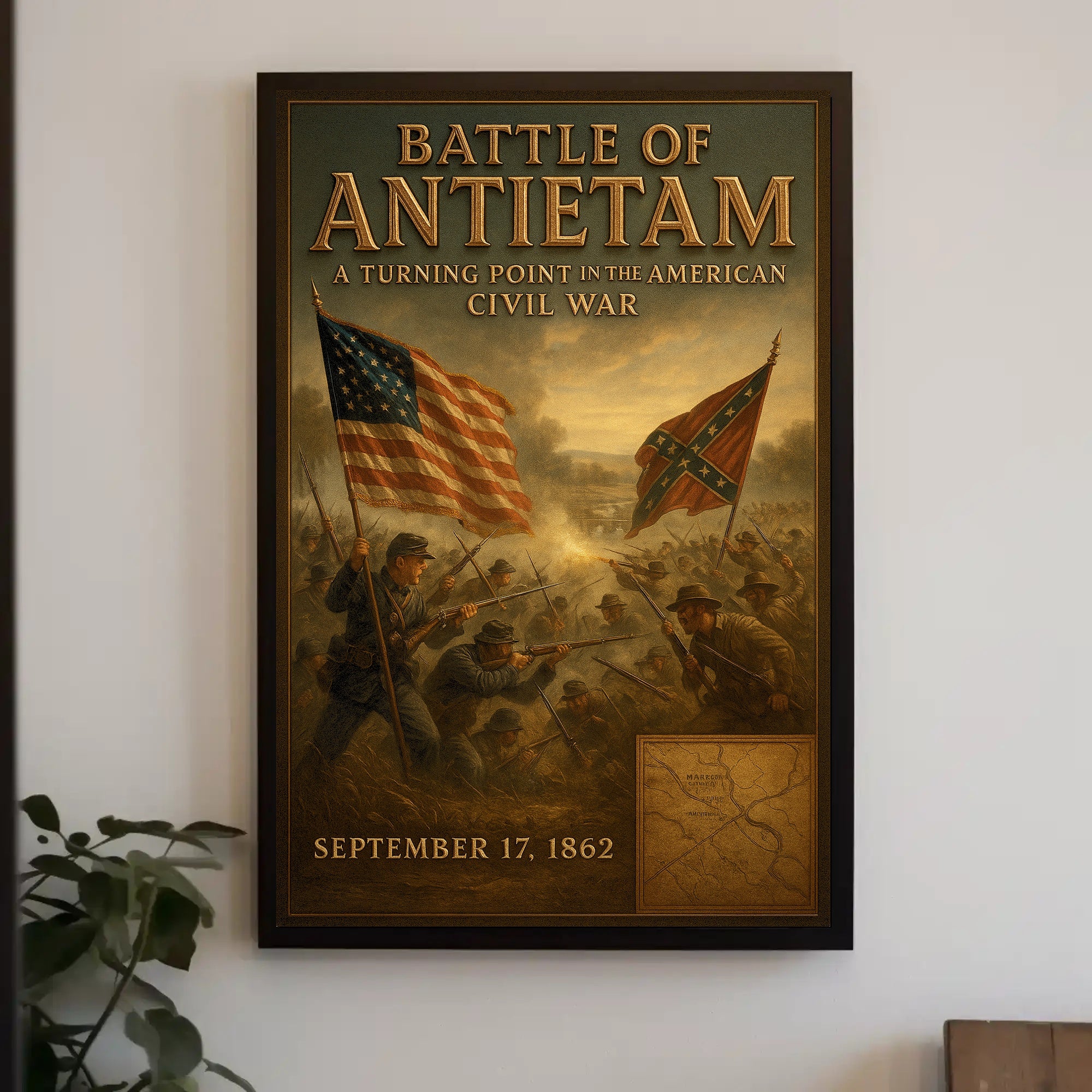 Battle of Antietam Poster PosterGoat