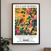 William Morris Cotton Prints Exhibition Cultural Poster