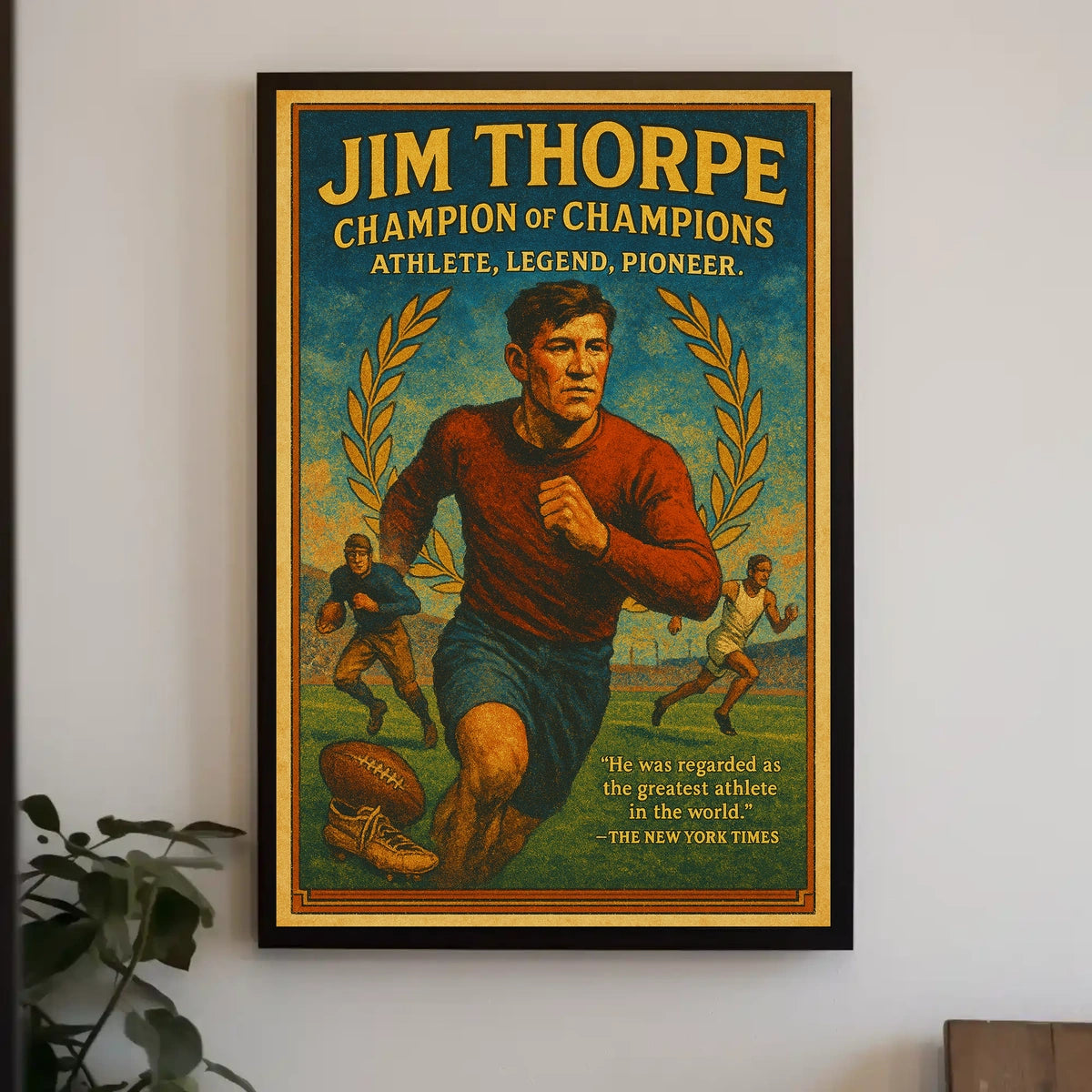 Jim Thorpe Champion of Champions Poster