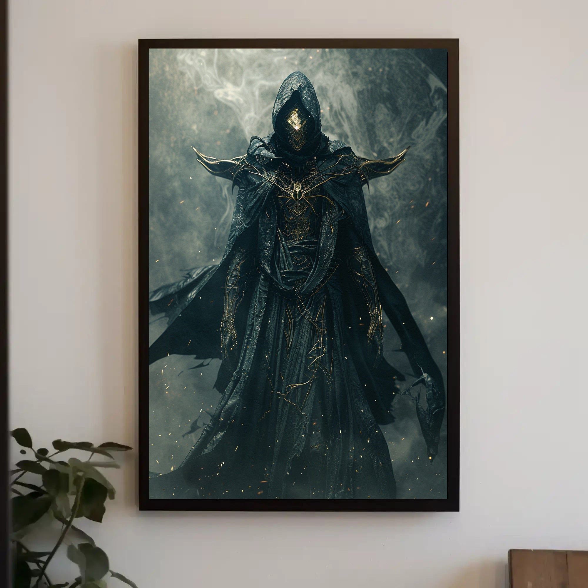 Dark Mystic Character in Fantasy or Mythology Poster PosterGoat