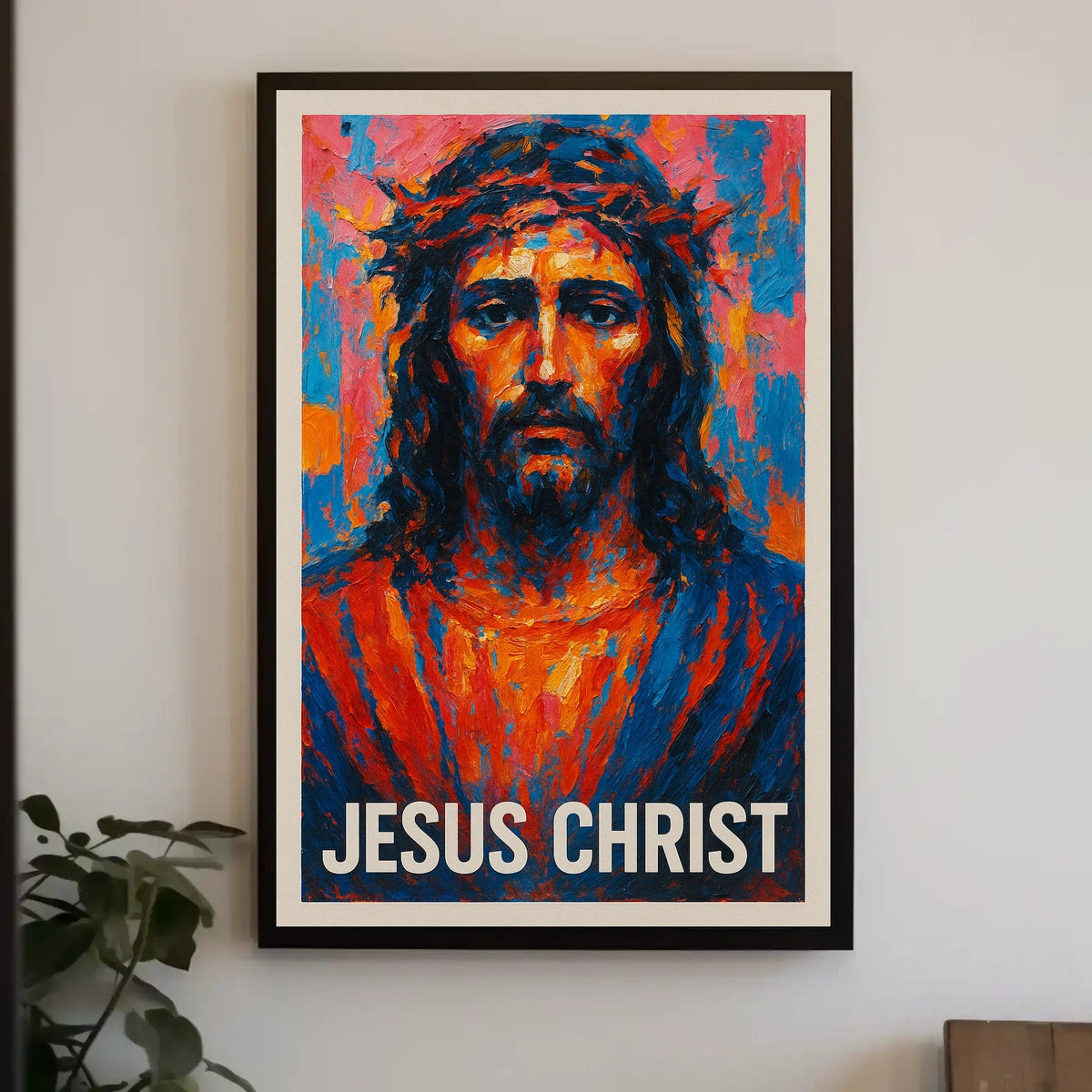Jesus Christ Artistic Portrait Poster