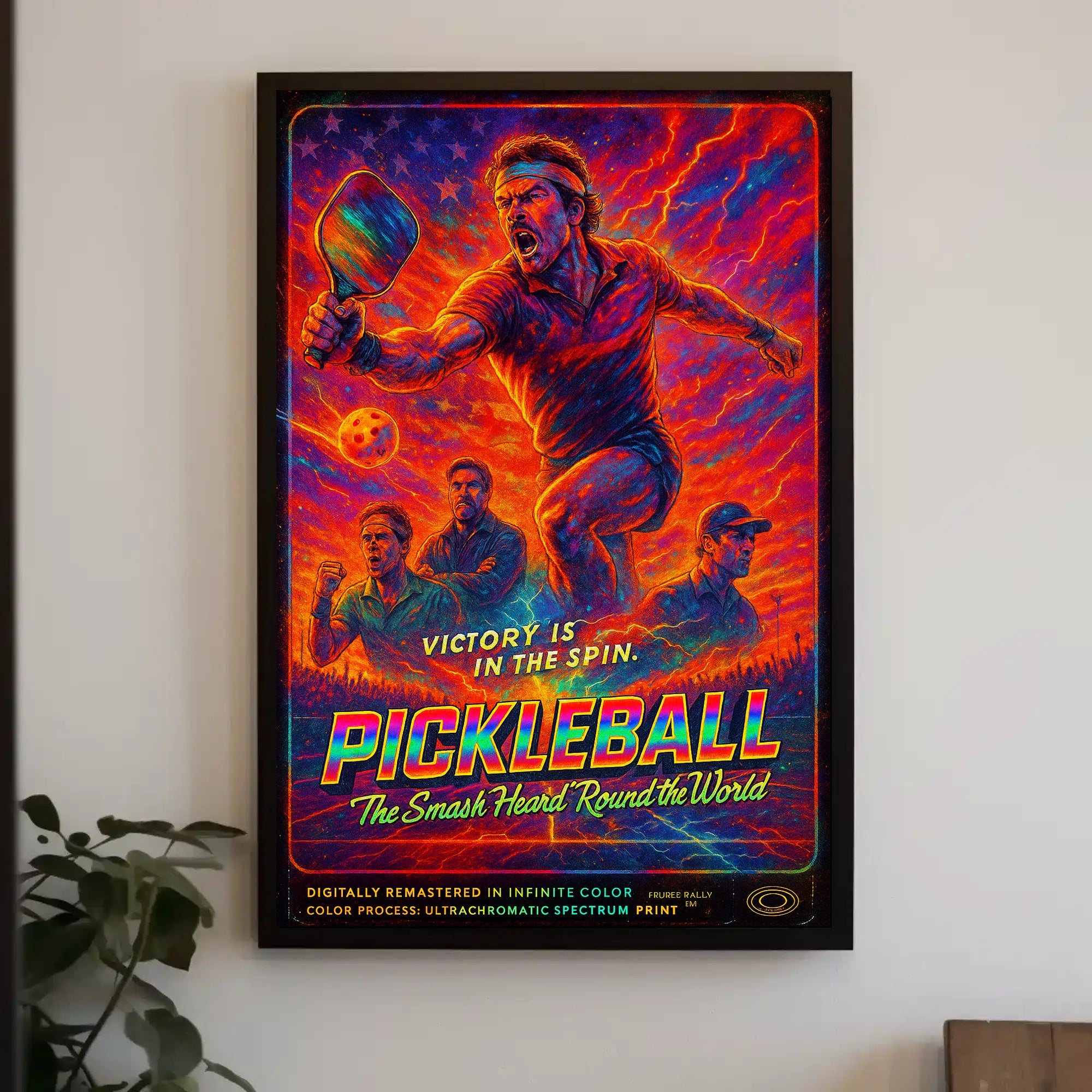 Pickleball – The Smash Heard 'Round the World Poster PosterGoat