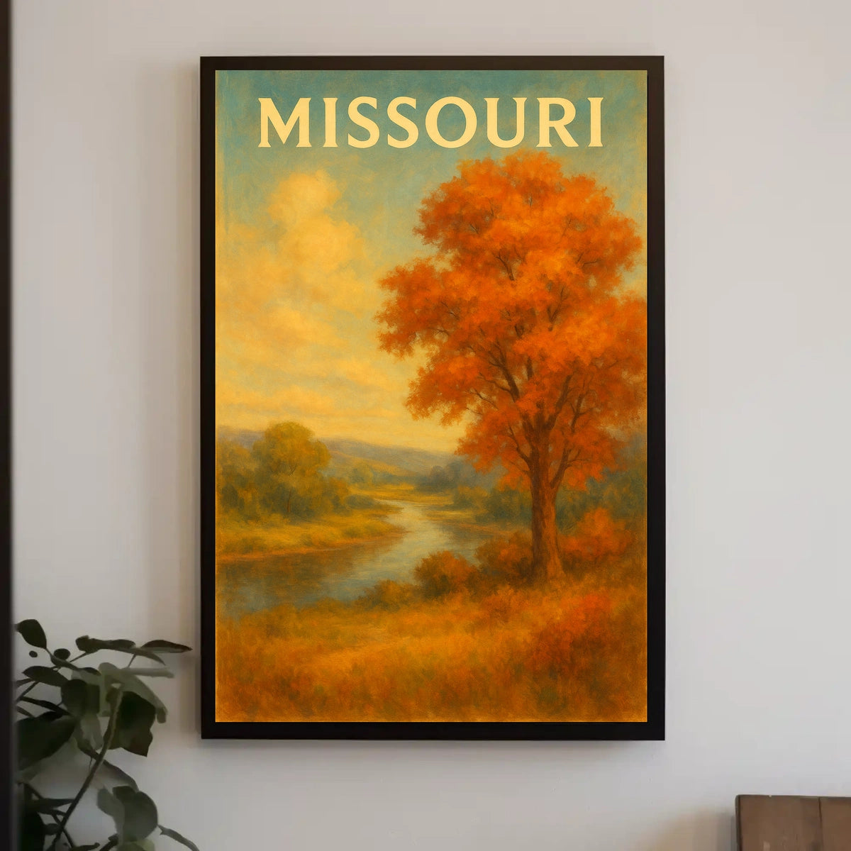 Missouri Autumn Landscape Poster