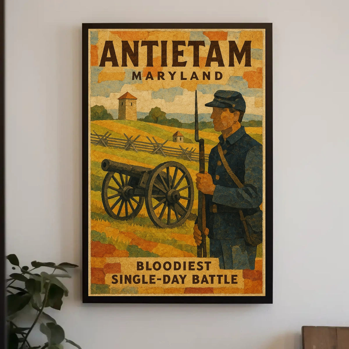Antietam, Maryland Bloodiest Poster