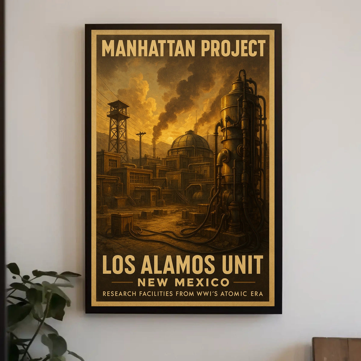 Manhattan Project Los Alamos Unit Poster