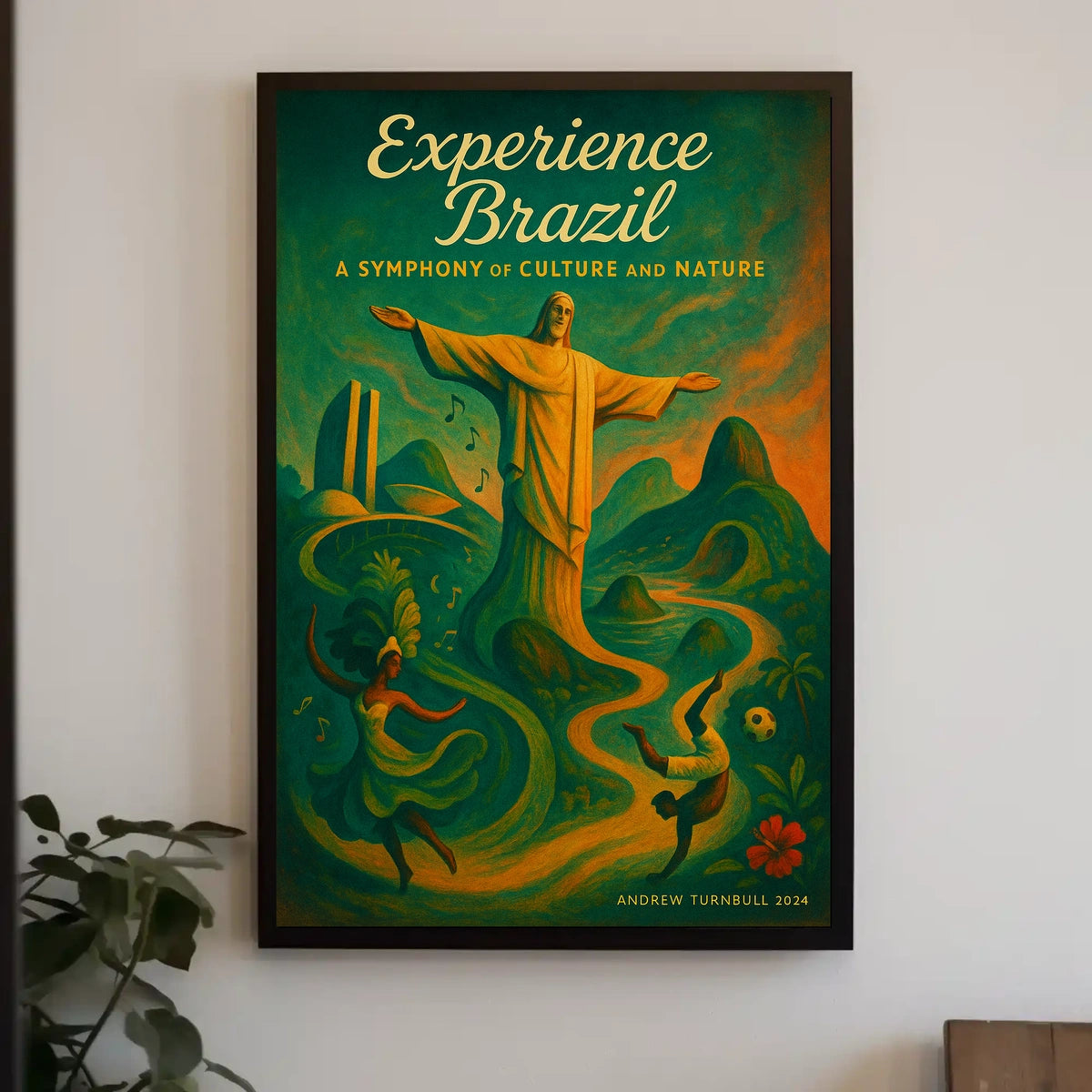 Experience Brazil A Symphony of Culture and Nature Poster