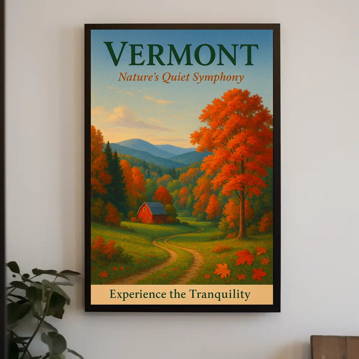 Vermont Natures Quiet Symphony Poster