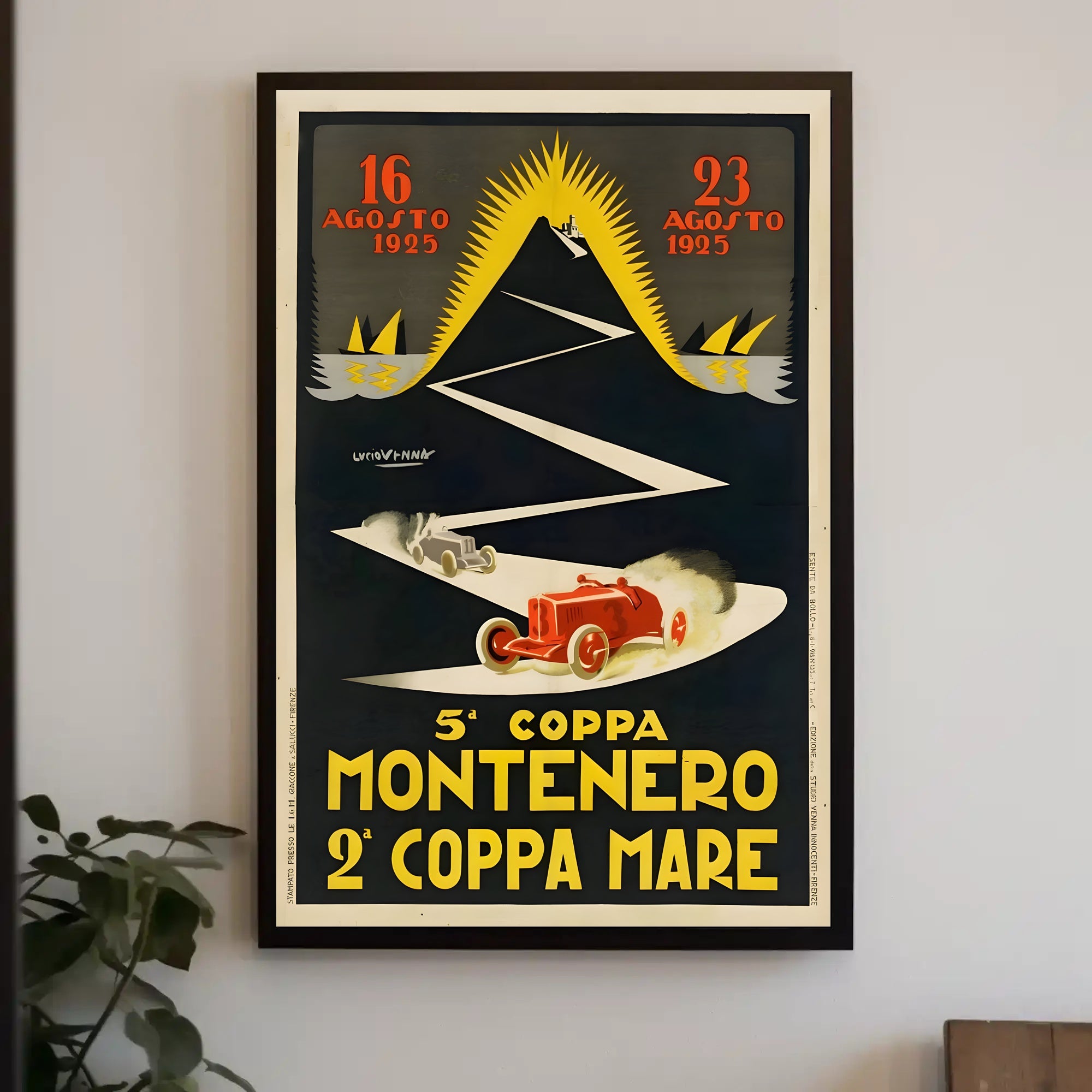 Coppa Montenero Racing Event Poster