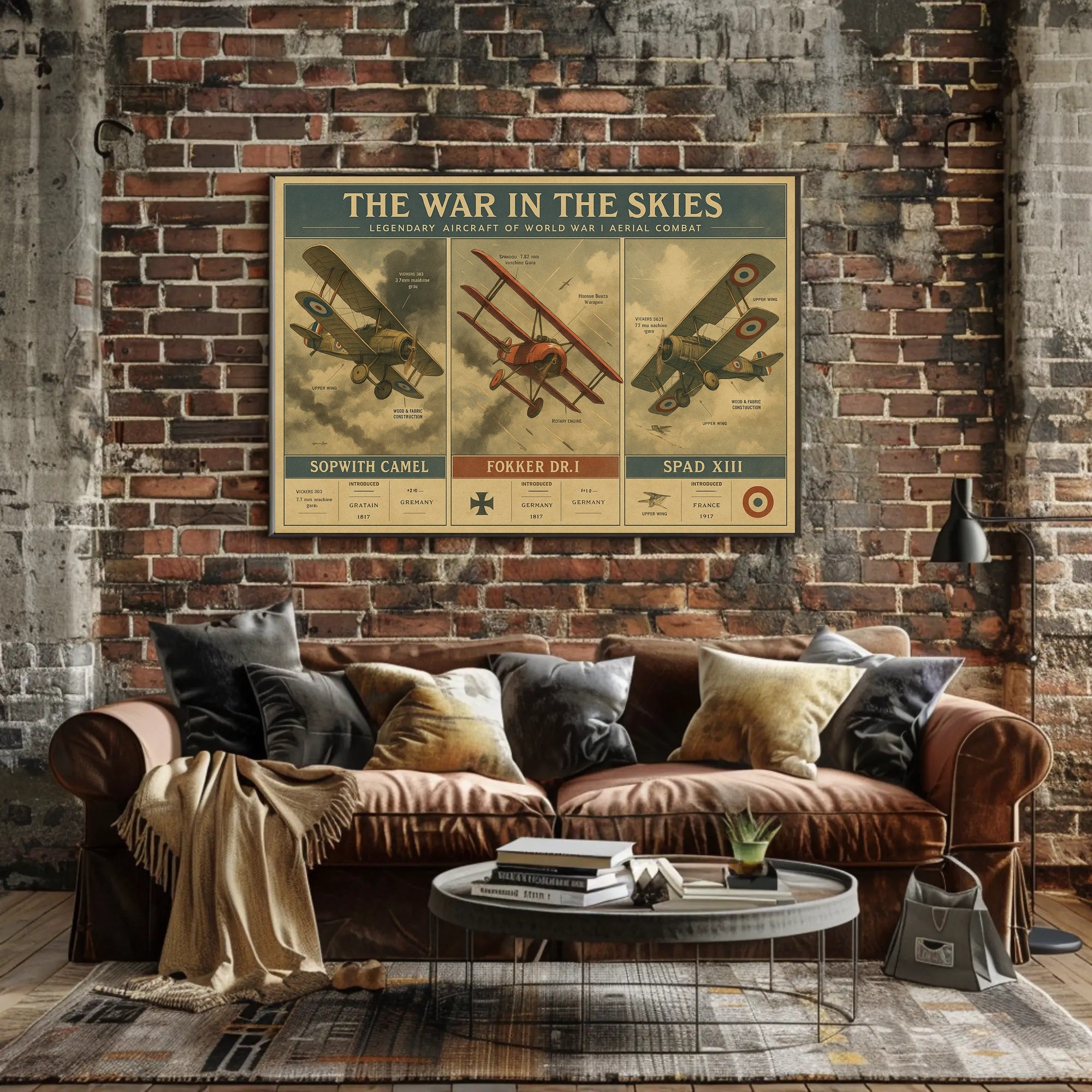 Legendary Aircraft of World War I Poster