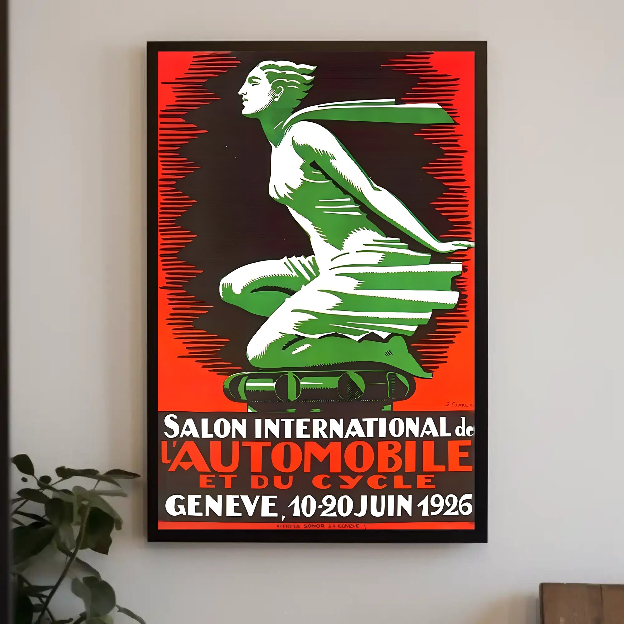 Salon International de l'Automobile et du Cycle 1926 Poster