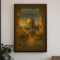 Jerusalem Harmony of History Poster