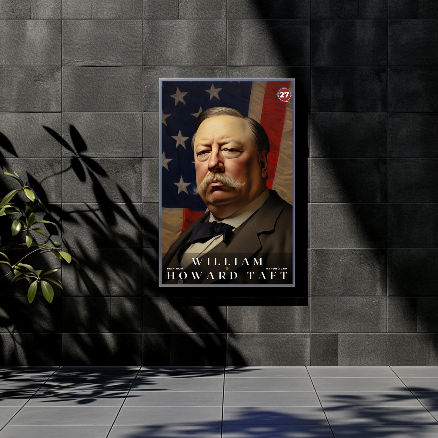 William Taft 27th President Of The United States Portrait