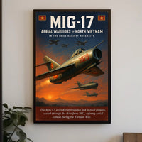 MiG-17 Aerial Warriors of North Vietnam Poster