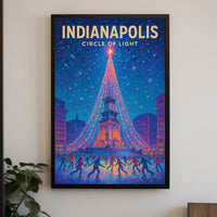 Indianapolis Circle Of Light Poster