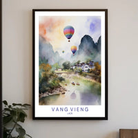Vang Vieng, Laos Poster PosterGoat