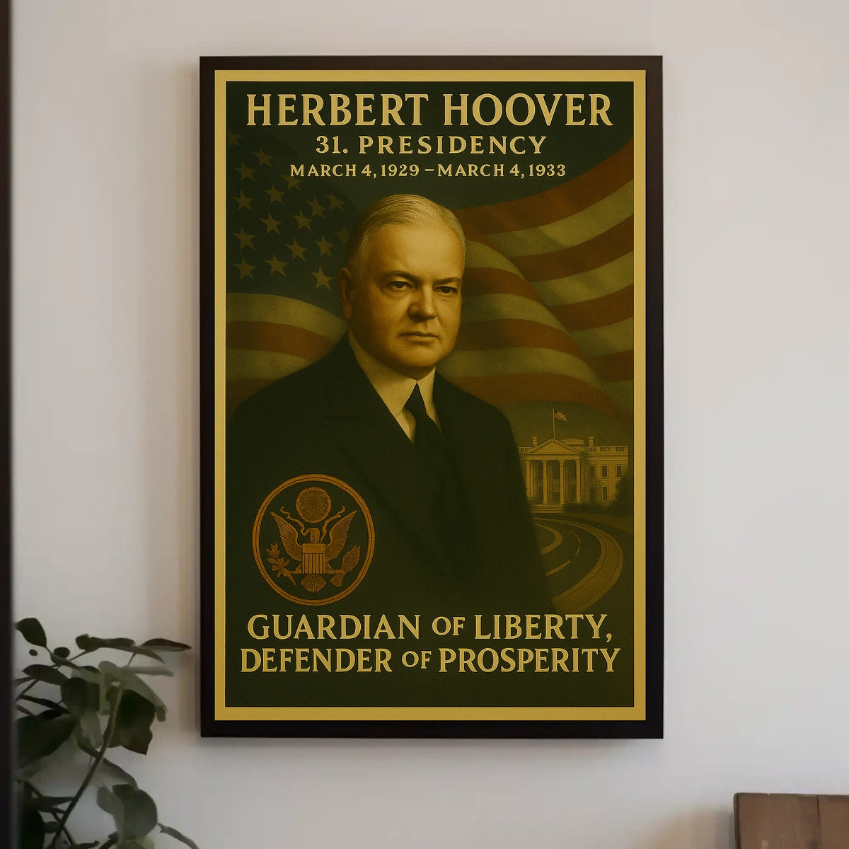 Herbert Hoover Guardian of Liberty Historical or Presidential Poster