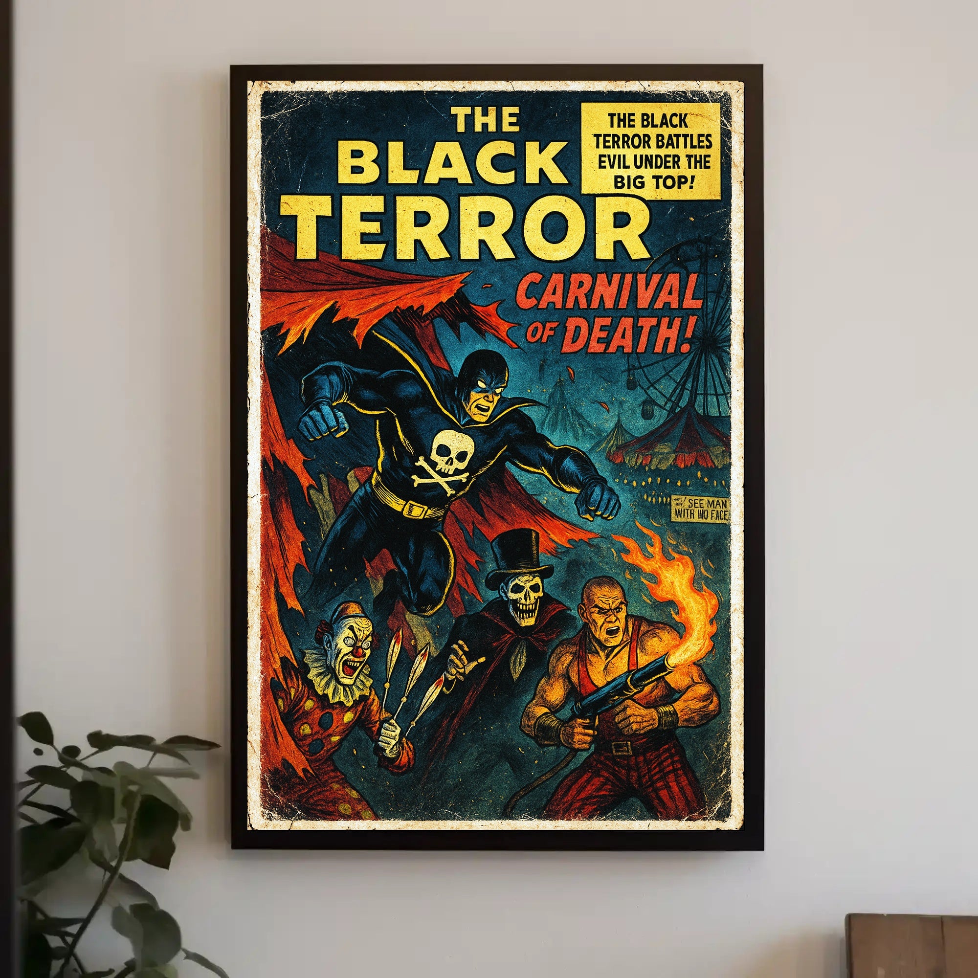 The Black Terror - Carnival of Death Poster PosterGoat