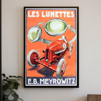 Les Lunettes Racing Goggles Poster