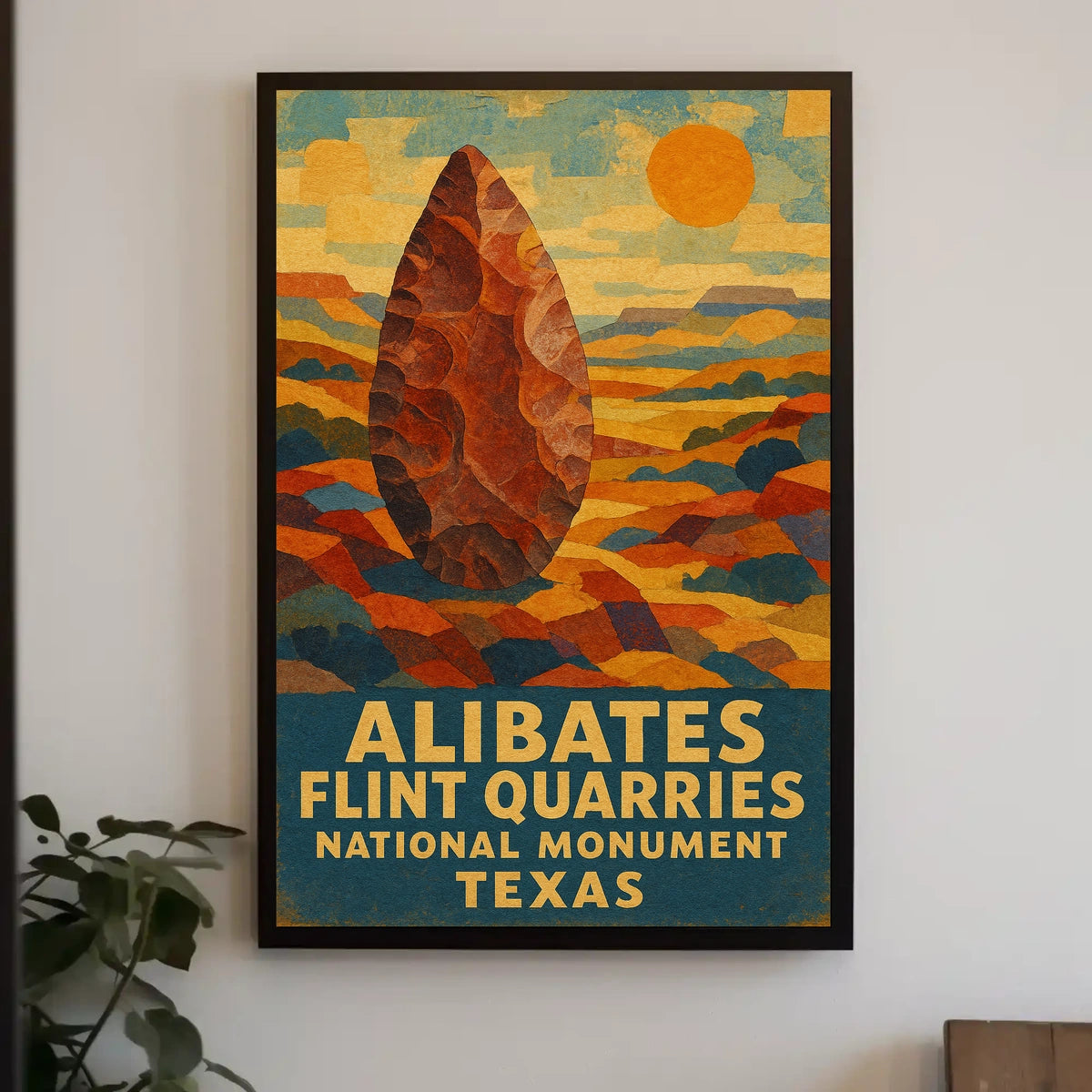 Alibates Flint Quarries National Poster