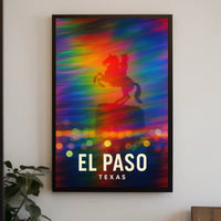 El Paso Texas Scenic Travel Photography Poster