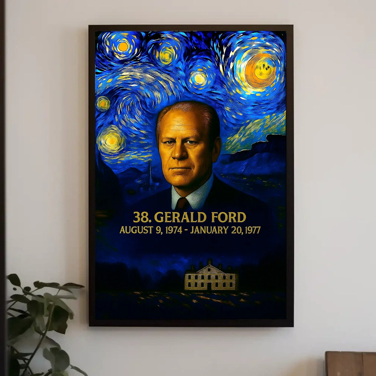 Gerald Ford 38th President of the United States Presidential Masterpiece Series Poster