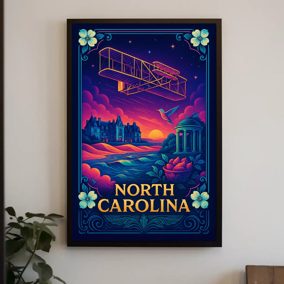 North Carolina A Celebration of Heritage Poster