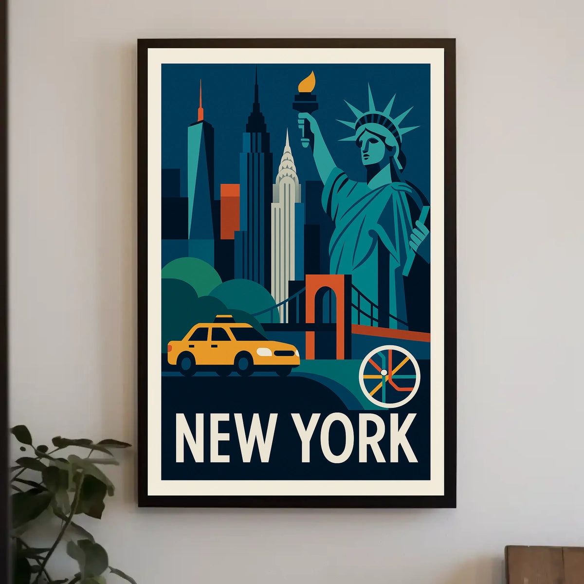 Iconic New York City Poster