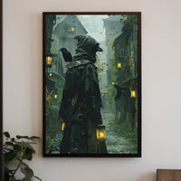 Dark Fantasy Plague Doctor Gothic Mystery Poster PosterGoat