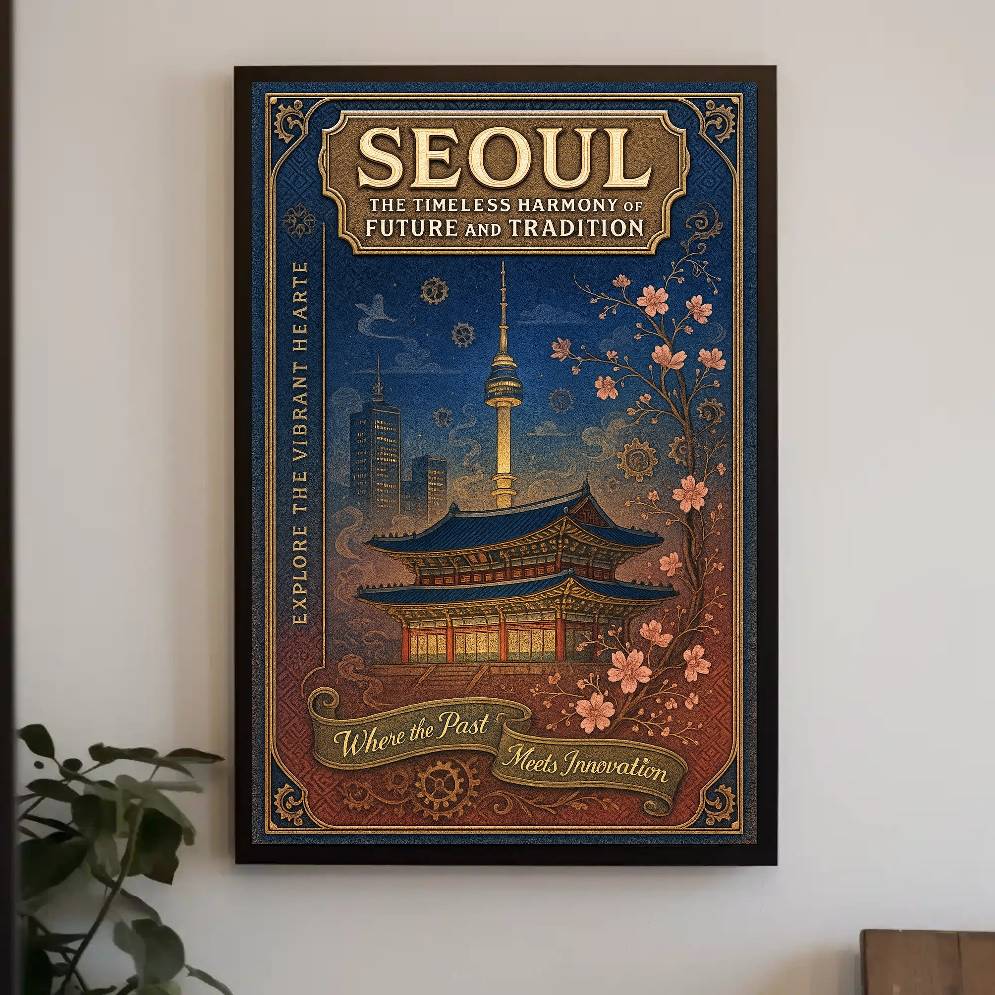 Seoul The Timeless Harmony of Future and Tradition Poster