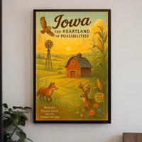 Iowa The Heartland of Possibilities Poster
