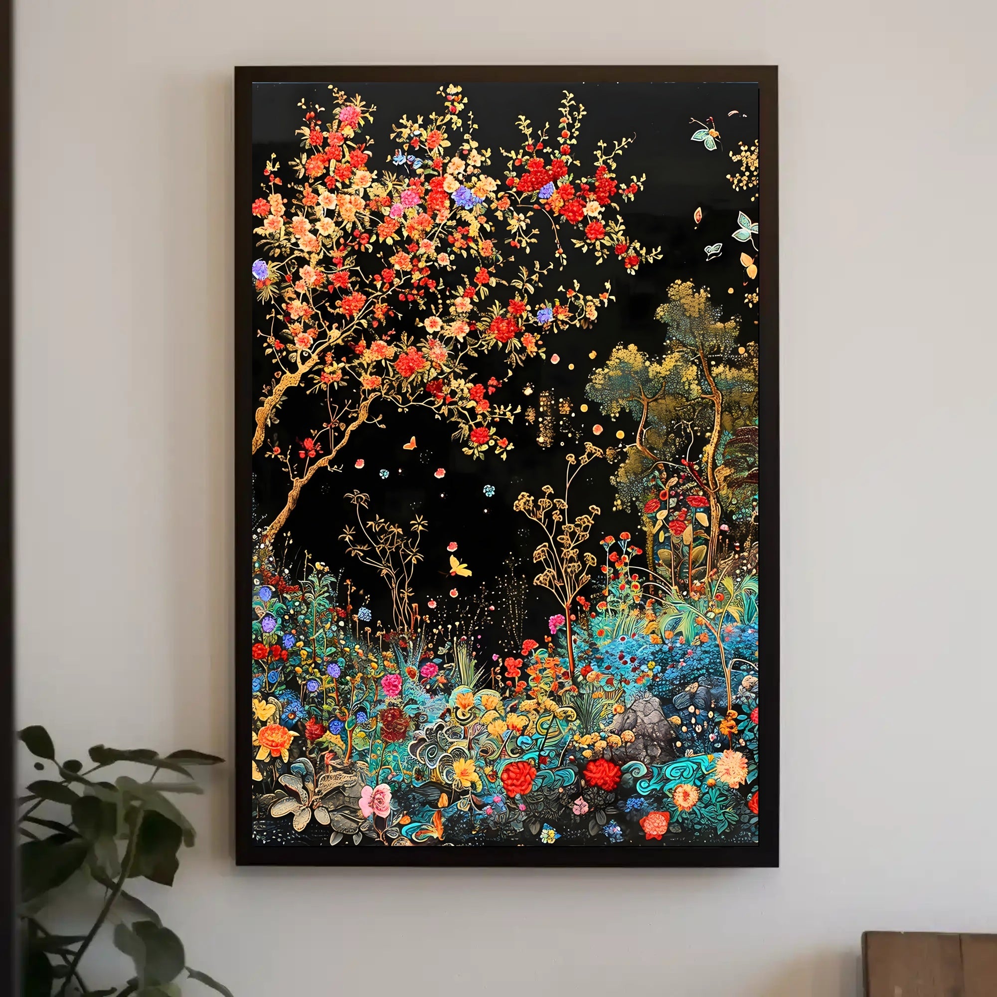 Enchanting Garden Scene: Cultural or Heritage Poster