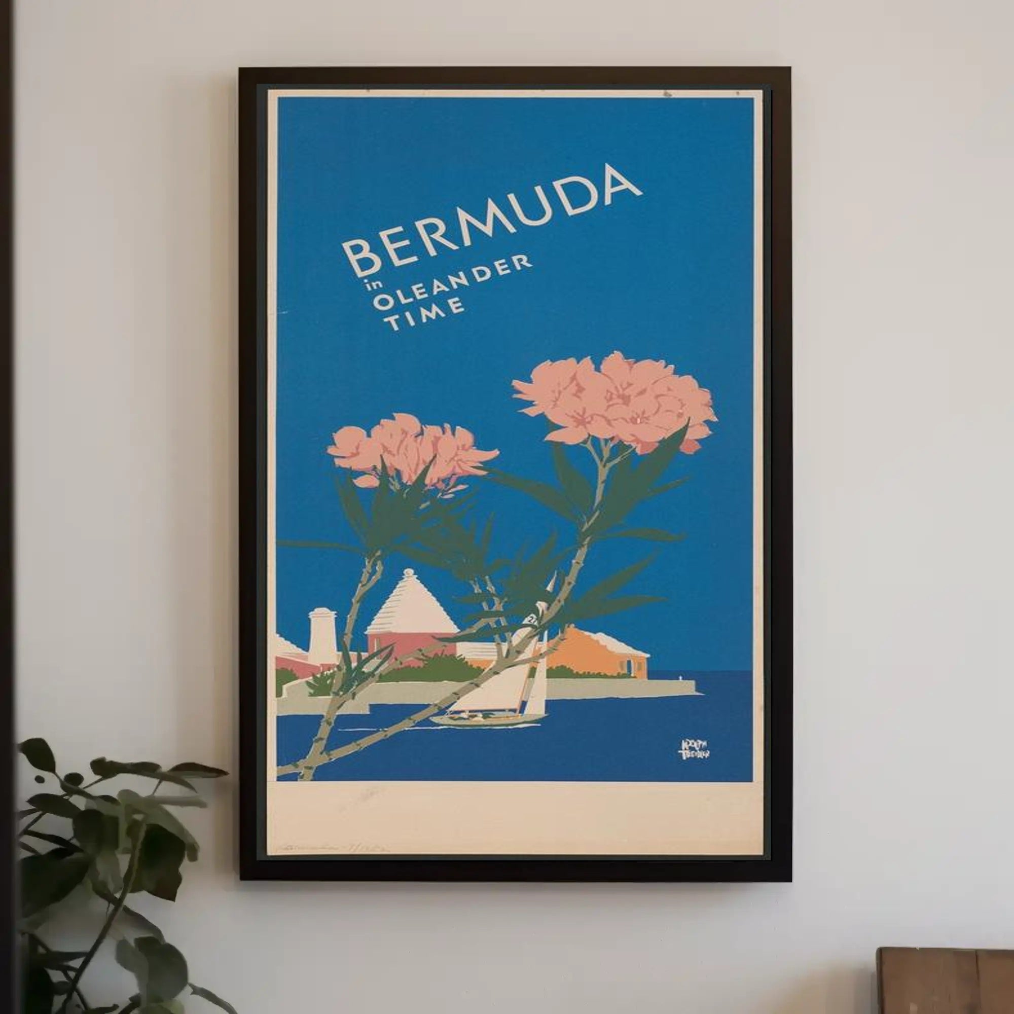 Bermuda in Oleander Time Poster PosterGoat