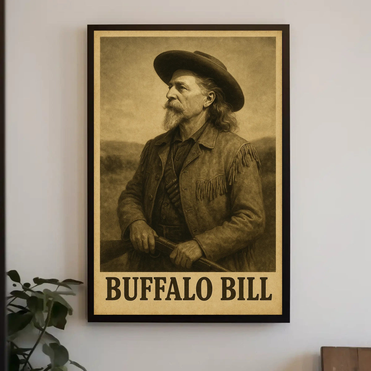 Buffalo Bill Iconic Heritage Depiction Historical or Presidential Poster