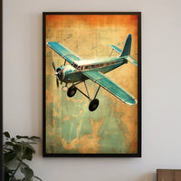 Vintage Adventure in Aviation Poster