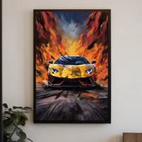 Blaze of Speed Poster PosterGoat