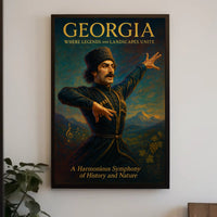 Georgia Where Legends And Landscapes Poster