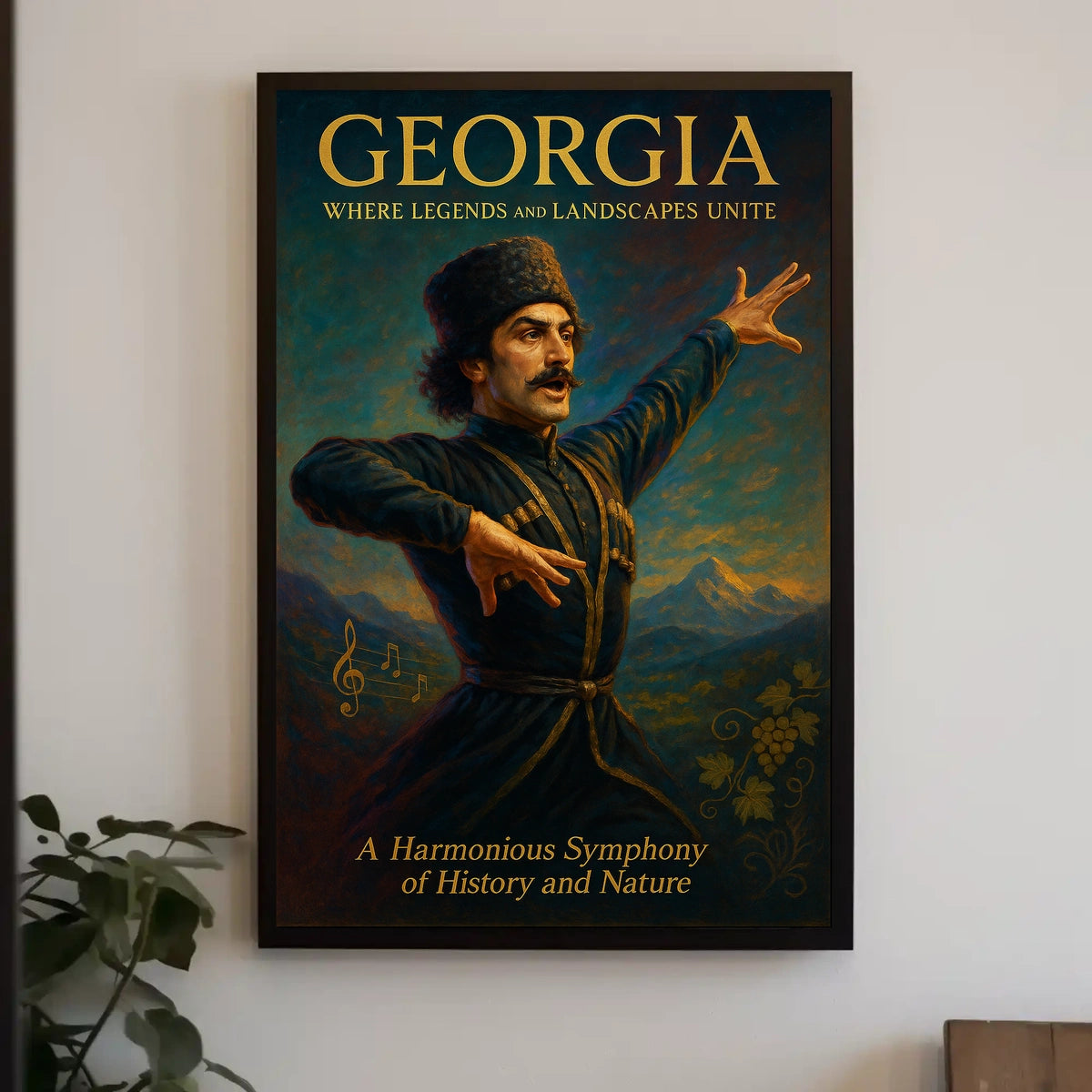 Georgia Where Legends And Landscapes Poster