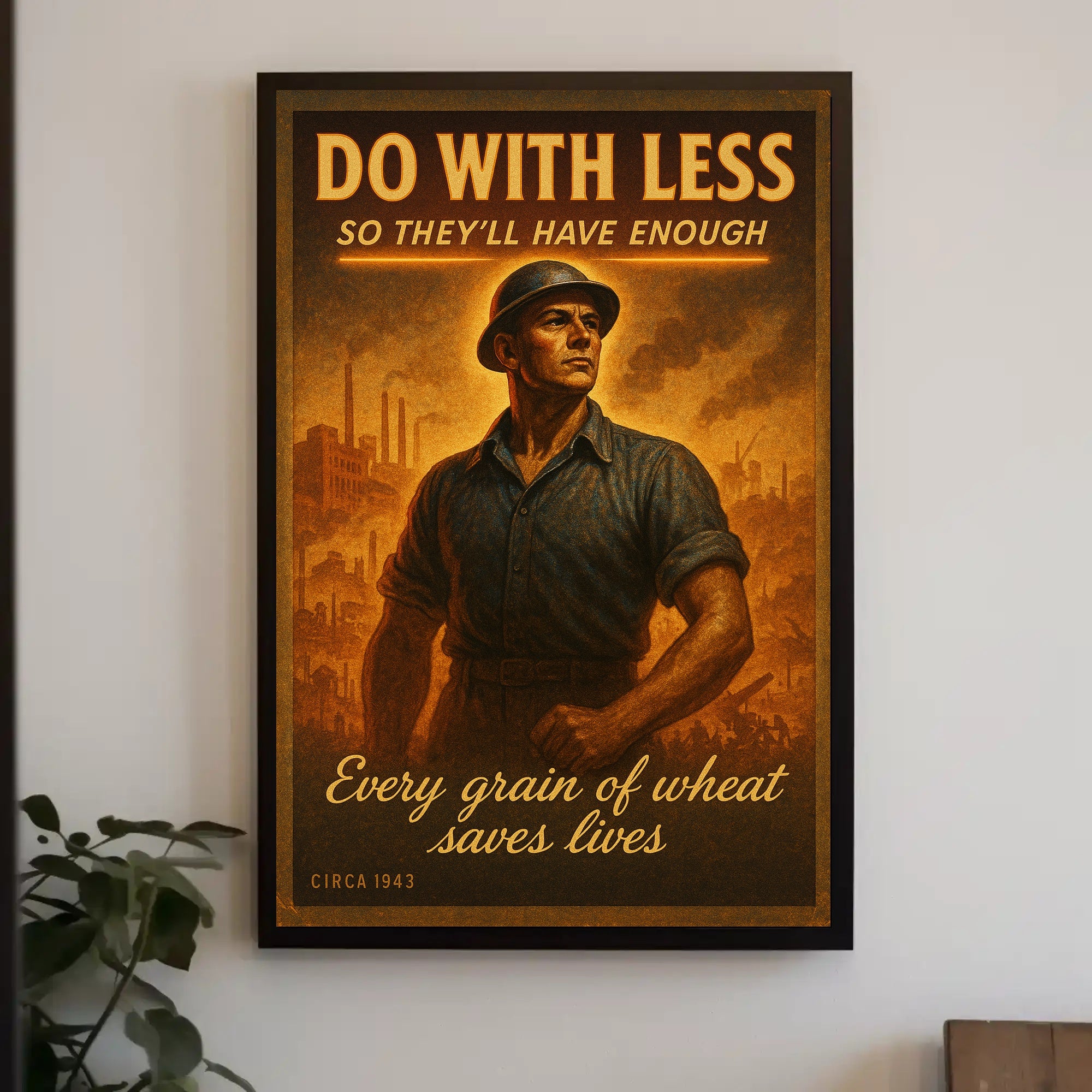 Wartime Conservation Appeal Poster