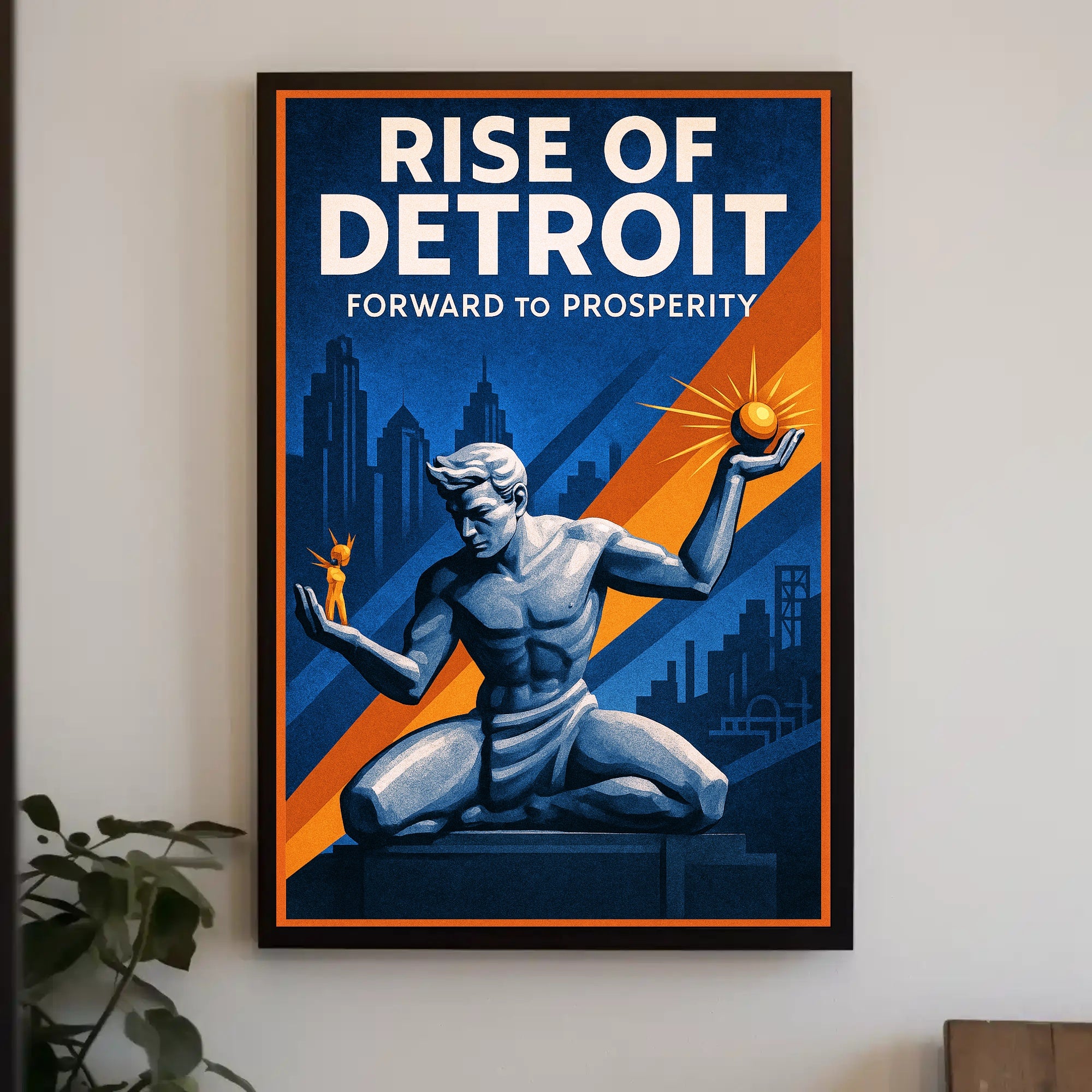 Rise of Detroit Poster PosterGoat