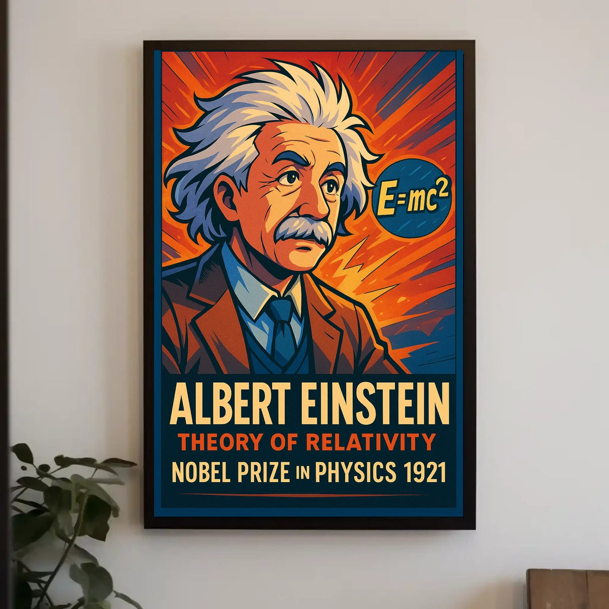 Albert Einstein Nobel Prize In Physics Poster