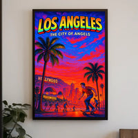 Los Angeles The City of Angels Poster PosterGoat