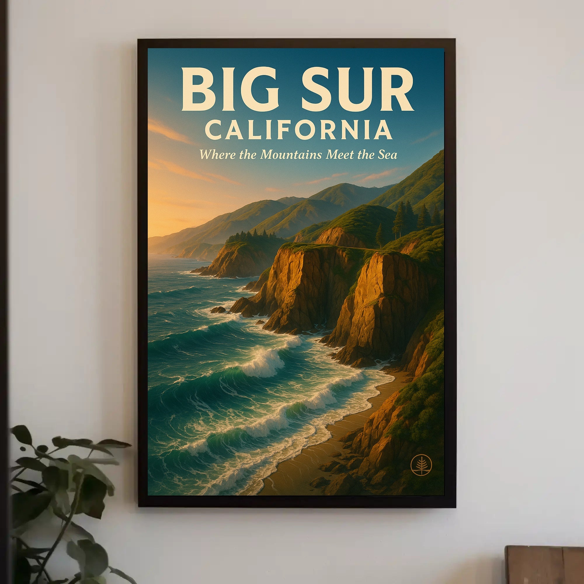 Big Sur California Poster PosterGoat